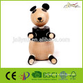 Organic Maple Mini Panda Shape Wooden Animals Toy for Kids